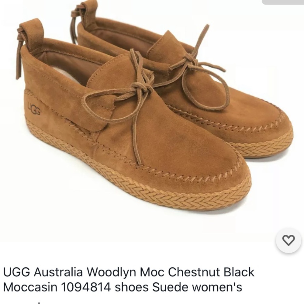 UGG Woodlyn Moc suede shoes